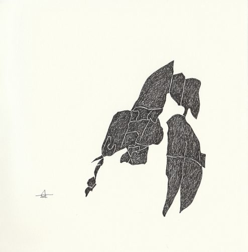 Blindzeichnung, bearbeitet  Hellig-19